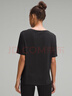 lululemon丨Relaxed-Fit 女士寬松剪裁船型領(lǐng)口 T 恤 LW3IDWS 黑色 XS /4 曬單實(shí)拍圖