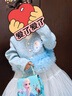 迪士尼艾莎女童裙子套裝秋裝2025新款公主裙洋氣連衣裙兒童套裝兩件套 曬單實(shí)拍圖