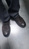 意爾康男鞋布洛克雕花商務(wù)正裝德比皮鞋男 96808W 棕色 39 曬單實(shí)拍圖