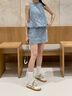 Onitsuka Tiger鬼塚虎復(fù)古德訓(xùn)鞋女 運(yùn)動(dòng)休閑鞋時(shí)尚男女鞋 TOKUTEN 1183C086-100 米色/沙色 38 曬單實(shí)拍圖
