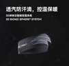 XBIONIC4.0男女運動(dòng)壓縮頭帶發(fā)帶止汗導汗帶健身瑜伽籃球跑步吸汗 G087 碳黑/珍珠灰 M 頭圍（54cm-58cm） 曬單實(shí)拍圖