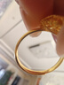 LIU GUI FU JEWELRY黃金足金鴿子蛋戒指女款活口純金戒子訂婚結婚生日禮物送老婆已婚 金重2.57克  鴿子蛋戒指 曬單實(shí)拍圖