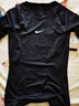 耐克NIKE男長(cháng)袖T恤 打底衫 速干透氣 緊身衣 FB7920-010 黑色M 曬單實(shí)拍圖
