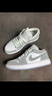 耐克喬丹女子輕便AJ1板鞋春季平底刺繡低幫運動(dòng)鞋JORDAN DC0774 105白色/狼灰/鋁藍 42 曬單實(shí)拍圖