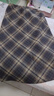 朵世界格紋開(kāi)叉毛呢半身裙女秋冬加厚復古高腰顯瘦a字中長(cháng)款格子包臀裙 咖格-加厚面料 XXL碼(131-145斤選擇) 曬單實(shí)拍圖