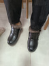 媽媽鞋棉鞋女冬季加絨保暖雪地靴老北京布鞋棉中老年防滑平底短靴 A05黑色棉鞋精品版 40 曬單實(shí)拍圖