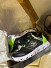 Skechers斯凱奇兒童閃穿鞋無(wú)需彎腰一腳蹬男大童運動(dòng)鞋閃燈鞋跑鞋403843L 曬單實(shí)拍圖
