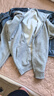 名創(chuàng  )優(yōu)品（MINISO）重磅開(kāi)衫衛衣男款春季休閑美式慵懶風(fēng)連帽運動(dòng)外套 麻灰 L 曬單實(shí)拍圖