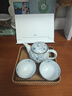 千代源光峰小藍芽線(xiàn)唐草茶杯茶壺 日本原裝進(jìn)口陶瓷品茗杯日式茶具套裝 線(xiàn)唐草茶壺 曬單實(shí)拍圖