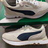 彪馬（PUMA）【復古跑鞋】慢跑運動(dòng)鞋男女款休閑鞋RIDER FV391925 純白色-午夜藍-03 42 曬單實(shí)拍圖