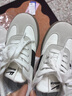 回力德訓鞋女鞋2026春秋季新款松糕鞋厚底增高潮流時(shí)尚百搭休閑運動(dòng)鞋 白灰黑 36 曬單實(shí)拍圖