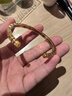 豐全珠寶足金999波西米亞黃金手鐲個(gè)性潮搭男女款復古黑金手環(huán)珠寶首飾 【開(kāi)口 波西米亞黃金手鐲】約15g 曬單實(shí)拍圖