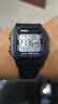 卡西歐（CASIO）手表男小方塊系列戶(hù)外防水運動(dòng)學(xué)生表夜光電子表送男友W-800H-1A 曬單實(shí)拍圖