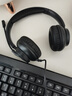 惠普有線(xiàn)頭戴式電腦耳機輕便不夾耳耳麥帶麥克風(fēng)學(xué)習英語(yǔ)聽(tīng)力學(xué)校降噪話(huà)務(wù)筆記本臺式電腦通用USB接口 黑色單USB接口【臺式筆記本通用】 曬單實(shí)拍圖