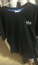 阿迪達斯（adidas）三葉草男短袖T恤 CS SS TEE M 短袖T恤JN1669黑色 L 曬單實(shí)拍圖