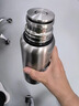 恩爾美（nRMEi）德國NRMEI全鋼保溫杯男款大容量2024新款316不銹鋼水壺泡茶水杯子 鋼本 1.5L 【全鋼按壓/316抑菌】 曬單實(shí)拍圖