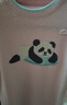 蕉內絨絨520Home女童可外穿半邊絨長(cháng)袖睡裙兒童秋冬季保暖家居服睡衣 羽粉-熊貓 160 曬單實(shí)拍圖