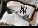 MLB官方老爹鞋女 休閑運動(dòng)舒適鞋子復古簡(jiǎn)約 新款3ASHBNA3N-50WHS 紐約洋基隊/米白色/拍大一碼 38.5 245 曬單實(shí)拍圖