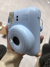 FUJIFILM(富士) instax mini12 立拍立得 一次成像相機 生日禮物 七夕禮物 送禮可愛(ài)迷你立拍立得相機 MINI12 繡球藍 曬單實(shí)拍圖