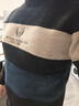 莫代爾加絨加厚男圓領(lǐng)中年保暖內衣針織潮流寬松冬季加大碼上衣 8607條紋鹿角/藍色 XL 適合135-150斤 曬單實(shí)拍圖