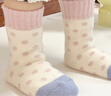 季米塔（Jimita）女童襪子冬季加厚羊毛兒童中筒襪韓系可愛(ài)寶寶加絨保暖毛圈襪冬天 24798 小兔組 - 3雙 L（約5-8歲）建議腳長(cháng)17-19cm 曬單實(shí)拍圖