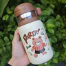 象普（SHINPUR）童趣保溫雙飲杯小學(xué)生便攜吸管杯316L不銹鋼水杯女生可愛(ài)彈蓋杯 魔術(shù)熊550ml【雙飲+背帶】 曬單實(shí)拍圖