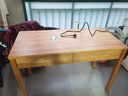 林氏家居實(shí)木書(shū)桌學(xué)習桌小學(xué)生書(shū)桌寫(xiě)字桌子電腦桌歐式辦公桌家用家具PK1V 曬單實(shí)拍圖