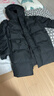 安踏兒童中長(cháng)款羽絨服男女中大童裝2025年冬季新款三防科技保暖羽絨服 基礎黑 絨子含量85% 160 純色款172g/印花款184g 曬單實(shí)拍圖