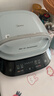 美的（Midea）電餅鐺家用電子觸控下盤(pán)可拆洗雙面加熱加大加深多功能煎烙餅鍋三明治早餐機煎烤機薄餅機 【下盤(pán)可拆洗丨0氟鈦陶烤盤(pán)】JKE3483 曬單實(shí)拍圖