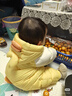 巴拉巴拉嬰兒羽絨服連體衣2025冬裝新款寶寶男童女童哈衣爬服加厚保暖萌趣 咖色小鴨子-白鴨絨 100 cm-充絨量107g 曬單實(shí)拍圖