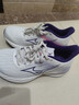 美津濃（MIZUNO）WAVE INSPIRE 21緩震回彈支撐型慢跑鞋 25/白色/紫色/粉色(女) 37 (235mm) 曬單實(shí)拍圖