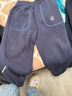左西男童褲子春裝2026新款兒童運動(dòng)褲衛褲春秋男孩束腳褲 深灰色 140 曬單實(shí)拍圖