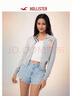 HOLLISTER25秋冬甜美費爾島外搭針織開(kāi)衫外套女裝350-5066 淺麻灰色 XS (160/80A) 曬單實(shí)拍圖