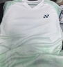 尤尼克斯YONEX羽毛球服吸汗速干男短袖短褲運動(dòng)套裝1103225BCR白色L 曬單實(shí)拍圖