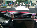 奔域 汽車(chē)香水座車(chē)載香水擺件車(chē)內天鵝韓國可愛(ài)高檔個(gè)性創(chuàng  )意女持久淡香車(chē)載香水座擺件飾品 粉色毛絨天鵝香水座擺件+長(cháng)方白色鉆防滑墊 玫瑰 曬單實(shí)拍圖