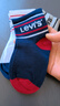 Levi's 李維斯兒童襪男童中長(cháng)襪3雙裝冬季新款兒童撞色襪子套裝 深靛藍 3雙 5-7歲 【建議腳長(cháng)16-18cm】 曬單實(shí)拍圖
