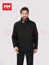 HELLY HANSEN, HH海麗漢森h(huán)h25秋經(jīng)典款CREW男款休閑戶(hù)外運動(dòng)梭織抓絨外套軟殼 黑色 L 曬單實(shí)拍圖