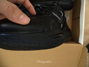里奇.喬丹   RICKY JORDAN男鞋冬季保暖高幫跑步鞋皮面透氣運動(dòng)鞋保暖防臭耐磨軟底旅游鞋子 952雅黑【皮面防水加絨】真牛皮加絨款 38 (240mm) 曬單實(shí)拍圖