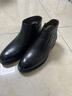 沙馳冬季大棉鞋純羊毛皮毛一體保暖馬丁皮靴商務(wù)真皮高幫加絨加厚皮鞋 黑色【純羊毛內里】 【歐碼，偏大一碼】 38 曬單實(shí)拍圖