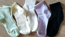 古今（GUJIN）5雙裝襪子女短筒小中筒襪純棉春夏季無(wú)骨7A抗菌女士薄款白色夏天 曬單實(shí)拍圖