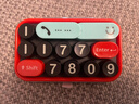 bbdd鍵盤(pán)俠挪車(chē)號碼牌車(chē)載臨時(shí)停車(chē)牌汽車(chē)內復古移車(chē)創(chuàng  )意 圓鍵熔巖紅 曬單實(shí)拍圖