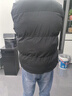 斷碼新款羽絨服馬甲男女同款潮牌大碼保暖情侶棉馬夾坎肩百搭外套 黑色白鴨絨 3XL 適合140到160斤穿男女同款 曬單實(shí)拍圖