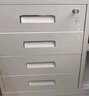 星都打印機桌柜文件柜矮柜辦公室儲物帶鎖資料收納柜子純白偏四斗 曬單實(shí)拍圖