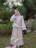 女童馬面裙套裝中國風(fēng)新年拜年服冬季2025新款兒童格格服漢服冬款 三件套【加絨裙子+夾棉上衣+披風(fēng)】 120 曬單實(shí)拍圖