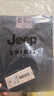 JEEP SPIRIT吉普純棉短袖t恤男夏季220G重磅寬松復古半袖潮流港風(fēng)男士上衣 曬單實(shí)拍圖