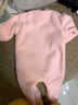 雅爾索嬰兒連體衣秋冬可愛(ài)軟綿綿睡衣寶寶長(cháng)袖哈衣兒童加厚保暖連體爬服 粉色 66cm (均 碼) 曬單實(shí)拍圖