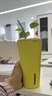 CORKCICLE.酷革咖啡杯保溫保冰帶蓋吸管杯高顏值男女生大容量辦公桌面杯 檸檬黃475ml 曬單實(shí)拍圖