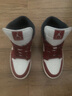 NIKEJordan耐克喬丹男子AJ1芝加哥配色板鞋中幫緩震運動(dòng)鞋DQ8426-105 41 曬單實(shí)拍圖