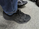 亞瑟士ASICS運動(dòng)休閑鞋男鞋潮流寬楦跑鞋復古休閑鞋 JOG 100T 黑色 41.5 曬單實(shí)拍圖