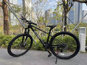 喜德盛2025款山地自行車(chē)逐日500學(xué)生青少年成人騎行運動(dòng)健身變速車(chē)單車(chē) 黑/拉絲銀 24速 15.5英寸 曬單實(shí)拍圖
